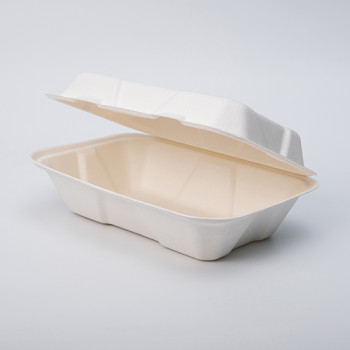 Lunch box z trzciny  cukrowej 9x6
