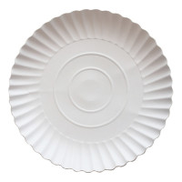 Talerze tekturowe okrągłe 18cm, 100szt.