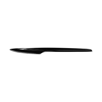 Nóż plastikowy czarny PREMIUM, 100szt.