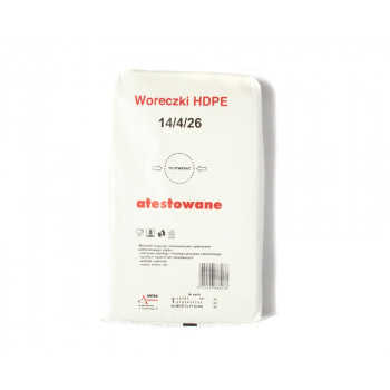 Woreczki foliowe HDPE 14/26 (1000szt.)